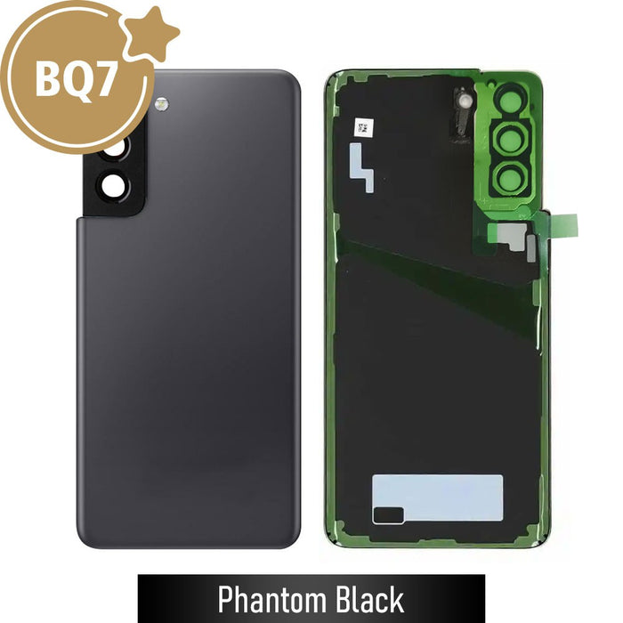 BQ7 Rear Cover Glass For Samsung Galaxy S21 Plus G996 - Phantom Black (As the same as the service pack, but not from official samsung)