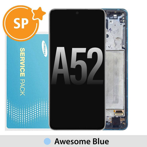 Samsung Galaxy A52 A525 / A526 OLED Screen Replacement Digitizer GH82-25229B (Service Pack)-Awesome Blue - JPC MOBILE ACCESSORIES