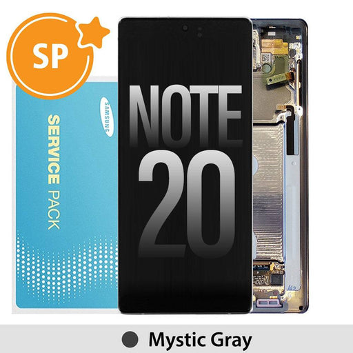 Samsung Galaxy Note 20 N980F OLED Screen Replacement Digitizer GH82-23495A/23733A (Service Pack)-Mystic Gray - JPC MOBILE ACCESSORIES