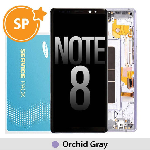 Samsung Galaxy Note 8 N950F OLED Screen Replacement Digitizer GH97-21065C (Service Pack)-Orchid Gray - JPC MOBILE ACCESSORIES