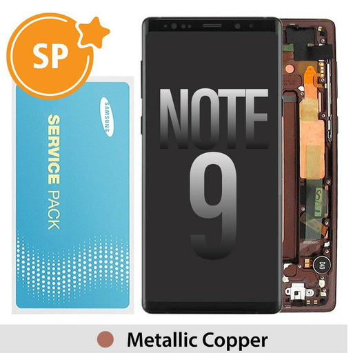 Samsung Galaxy Note 9 N960F OLED Screen Replacement Digitizer GH97-22269D/22270D (Service Pack)-Metallic Copper - JPC MOBILE ACCESSORIES