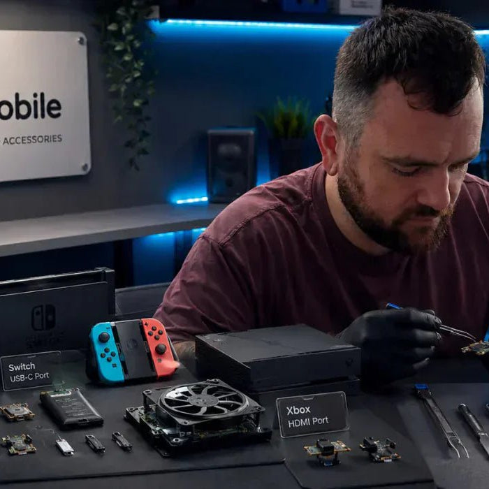 Quality game console replacement parts for PS5 Xbox and Nintendo Switch repairs in Australia