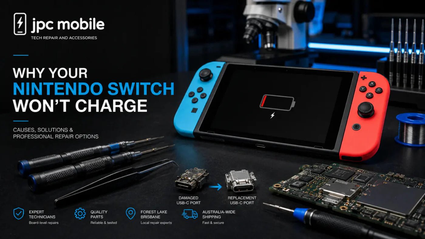 Why Your Nintendo Switch Won’t Charge - JPC MOBILE ACCESSORIES
