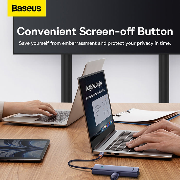 Baseus Flite Series 5-Port HUB Docking Station (Type-C to HDMI4K@30Hz*1+USB 3.0*4)