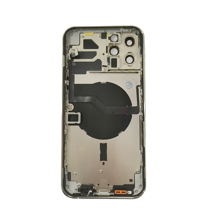 Rear Housing with Small Parts for iPhone 12 Pro Max (PULL-A)-Silver