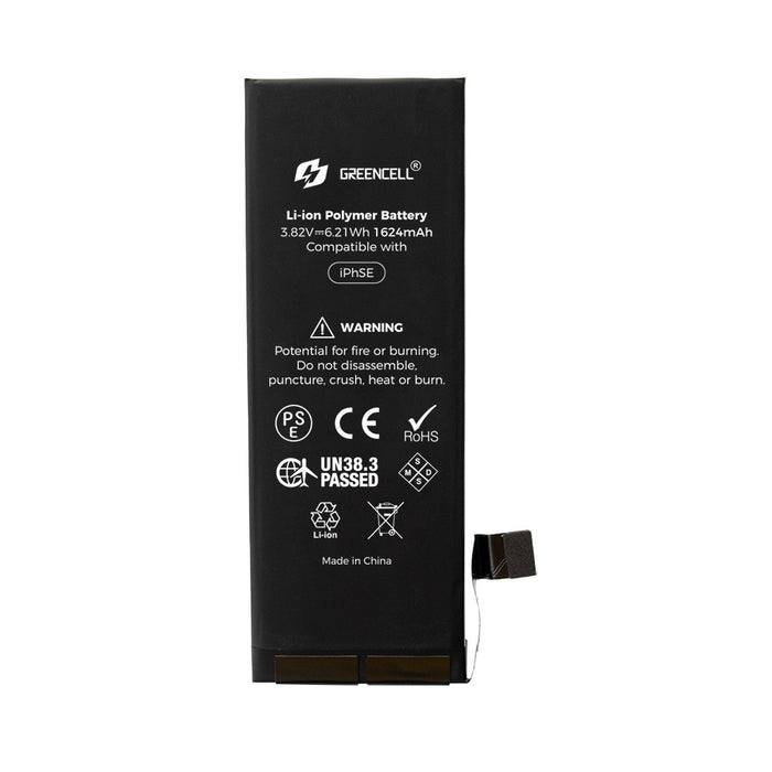 Greencell (Standard Capacity 1624mAh) iPhone SE Replacement Battery with Adhesive Strips