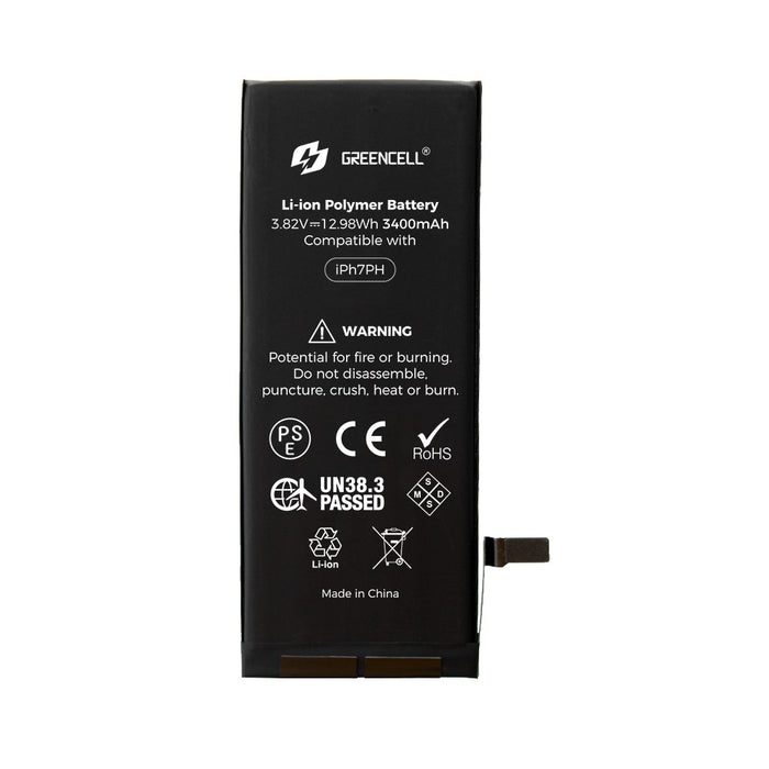Greencell (High Capacity 3400mAh) iPhone 7 Plus Replacement Battery with Adhesive Strips