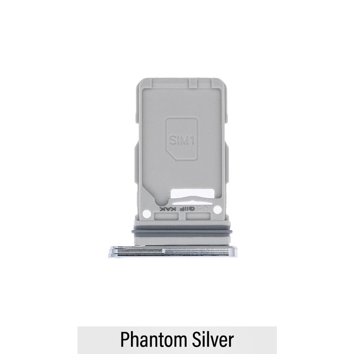 Single SIM Card Tray for Samsung Galaxy S21 Ultra 5G G998 - Phantom Silver