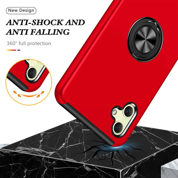 Magnetic Ring Holder Shockproof Cover Case for Samsung Galaxy A05 A055