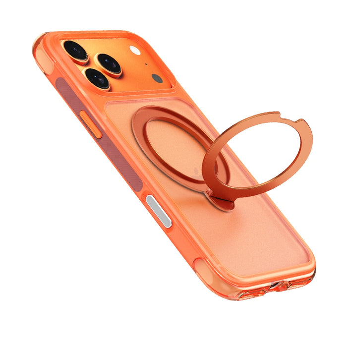 iPhone 18 Pro / 17 Pro REDEFYNE Air Bumper Drop Protection Shockproof Soft Touch Rotating Stand Case Cover