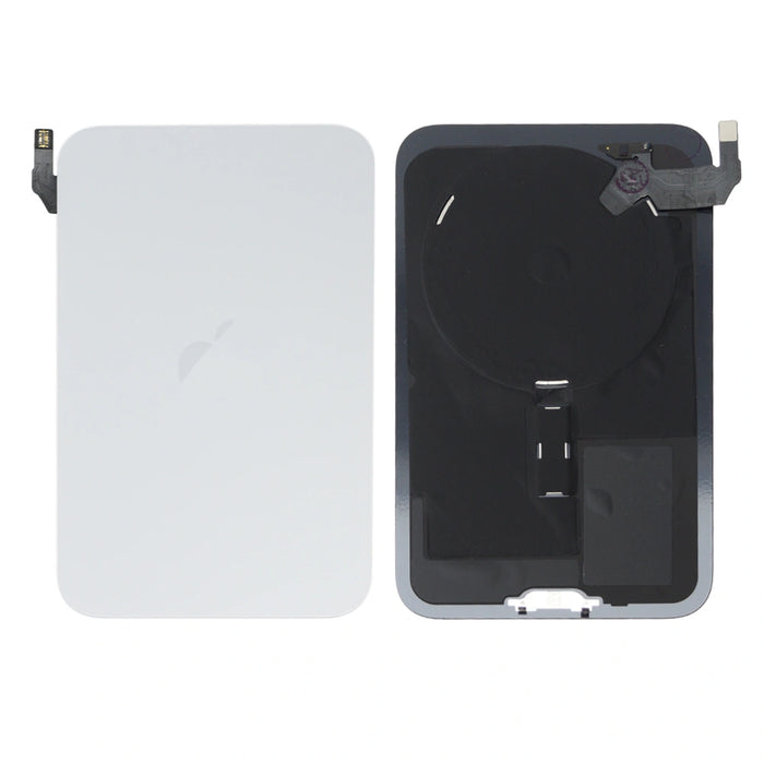 Rear Cover Glass With Wireless NFC Charging Flex Cable for iPhone 17 Pro Max -Silver (BQ7)