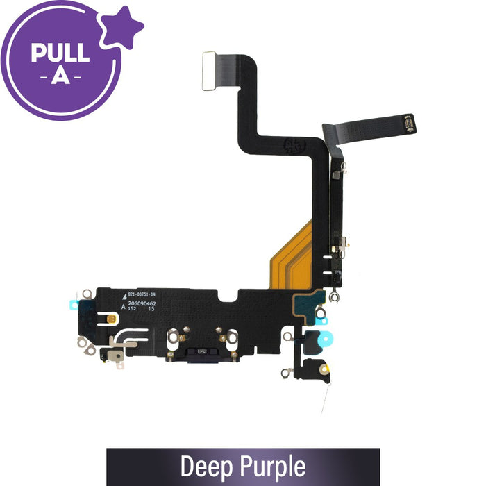 Charging Port for iPhone 14 Pro (PULL-A)-Deep Purple