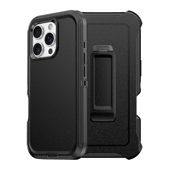 Shockproof Robot Armor Hard Plastic Magsafe Case with Belt Clip for iPhone 16 Pro