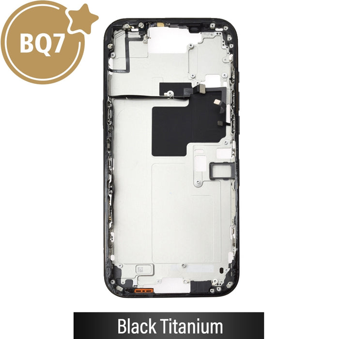 Conjunto de Reemplazo de la Tapa del Chasis Central BQ7 para iPhone 14-Morado (VERSIÓN CHINA)