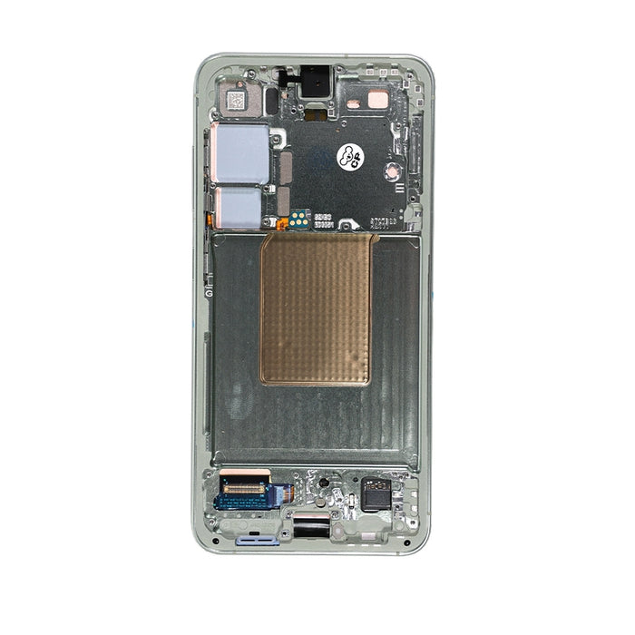 Samsung Galaxy S24 Ultra SM-S928B Conjunto de Marco de Pantalla OLED Original Gris Titanio 2600 Nits