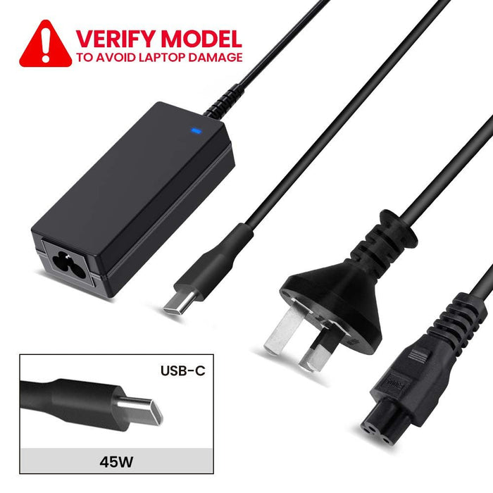 45W USB - C Chromebook Charger | HP Dell Lenovo Acer Samsung Compatible Laptop Charger JPC MOBILE ACCESSORIES