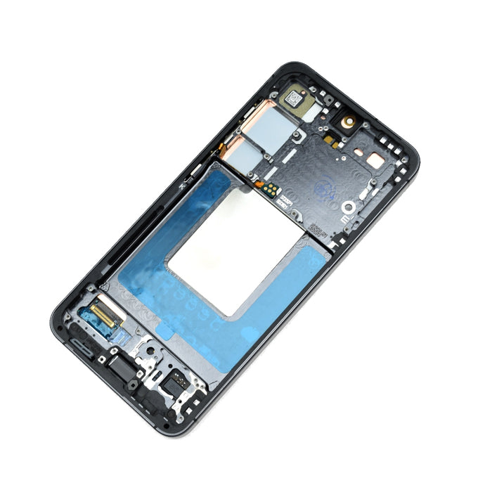 Samsung Galaxy S24 Ultra SM-S928B Conjunto de Marco de Pantalla OLED Original Gris Titanio 2600 Nits
