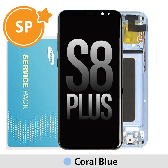 Samsung Galaxy S8 Plus Screen Replacement - Coral Blue