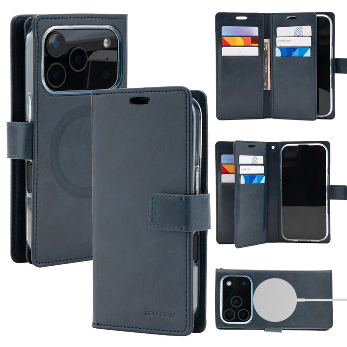 Mercury Mansoor Diary Case With Magnetic Ring for iPhone 17 Pro Max / 18 Pro Max