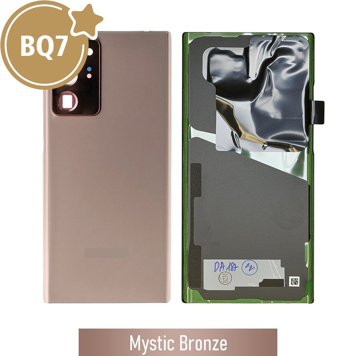BQ7 Rear Cover Glass For Samsung Galaxy Note 20 Ultra N985F -Mystic Bronze (As the same as service pack but not from official Samsung)
