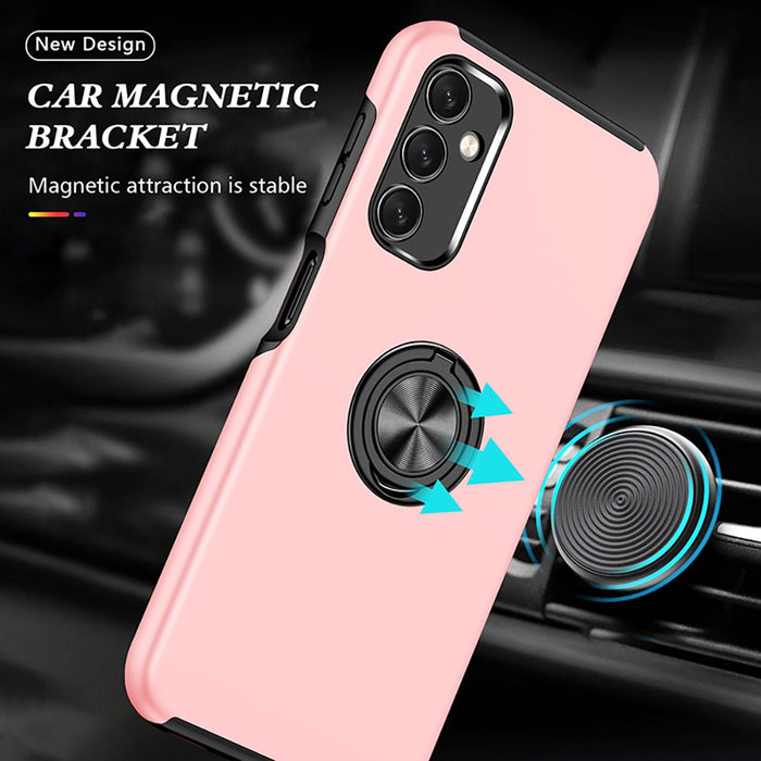 Magnetic Ring Holder Shockproof Cover Case for Samsung Galaxy A14 4G / 5G