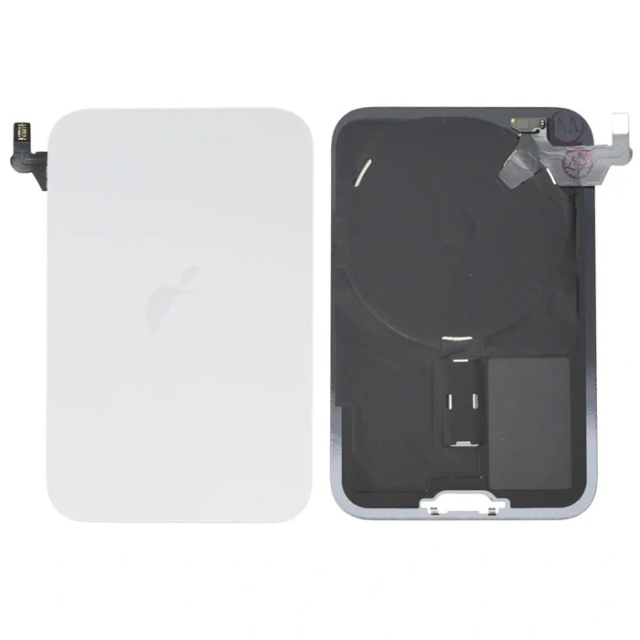 Rear Cover Glass With Wireless NFC Charging Flex Cable for iPhone 17 Pro -Silver (BQ7)