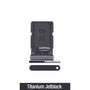 Single SIM Card Tray for Samsung Galaxy S25 Ultra S938B-Titanium Jetblack