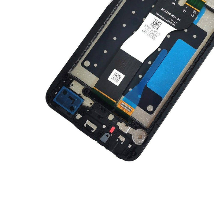 Samsung A05s screen replacement – side angle with connectors