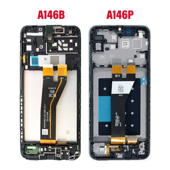 Samsung Galaxy A14 5G A146P OLED Screen Replacement Digitizer GH82-23640A / GH81-23315A (Service Pack)-Black (AU VERSION)