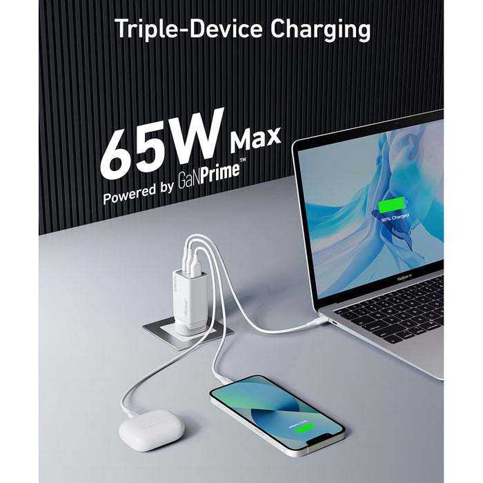 Anker 735 GaNPrime 65W Charger (A2668T21)-White