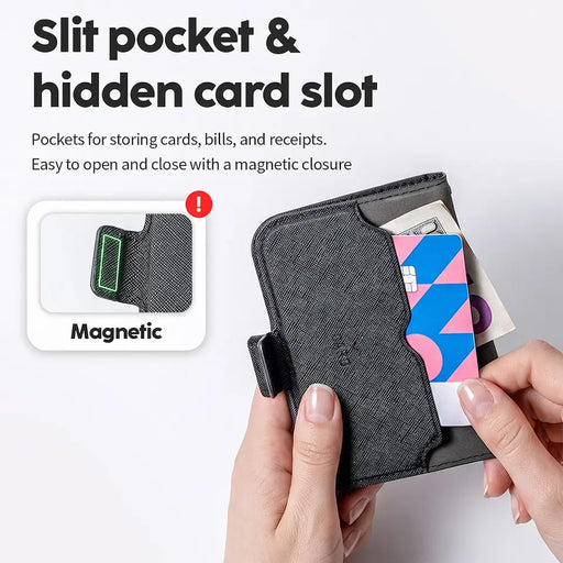 Mercury Premium Wallet Case for iPhone Duo showing the inside card pocket