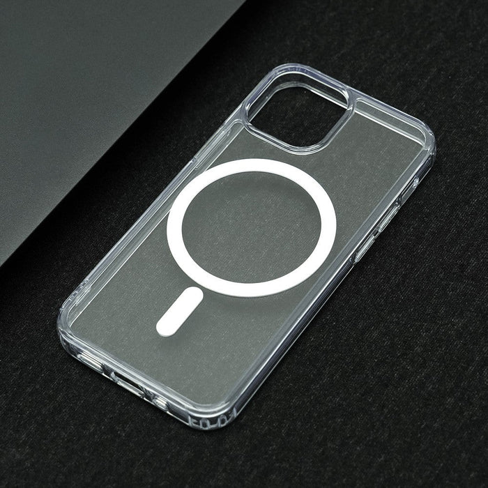 Acrylic TPU Hybrid Clear Case with Magnetic Ring - iPhone 13 mini Hybrid Case JPC MOBILE ACCESSORIES