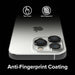 Aluminum alloy frame camera lens protector for iPhone 14 series.