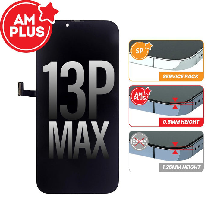 AMPLUS Incell LCD Assembly for iPhone 13 Pro Max Screen Replacement (this is improved edition, thinner than the market screen)