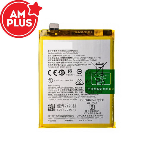 AMPLUS BLP755 battery for OPPO Find X2 Lite, Find X2 Neo, Reno3 Pro and Reno3 5G