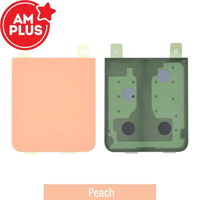 AMPLUS Rear Cover Glass for Samsung Galaxy Z Flip6 5G F741B-Peach Phone Rear Glass Cover JPC MOBILE ACCESSORIES