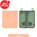 AMPLUS Rear Cover Glass for Samsung Galaxy Z Flip6 5G F741B-Peach Phone Rear Glass Cover JPC MOBILE ACCESSORIES