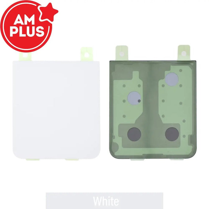 AMPLUS Rear Cover Glass for Samsung Galaxy Z Flip6 5G F741B-White Phone Rear Glass Cover JPC MOBILE ACCESSORIES