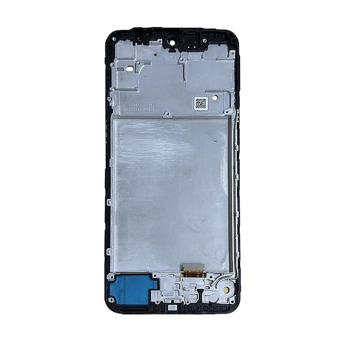 AMPLUS Samsung Galaxy A16 5G A166P complete frame assembly overview showing full OLED screen mounting area and professional repair installation points Brisbane mobile technician parts
