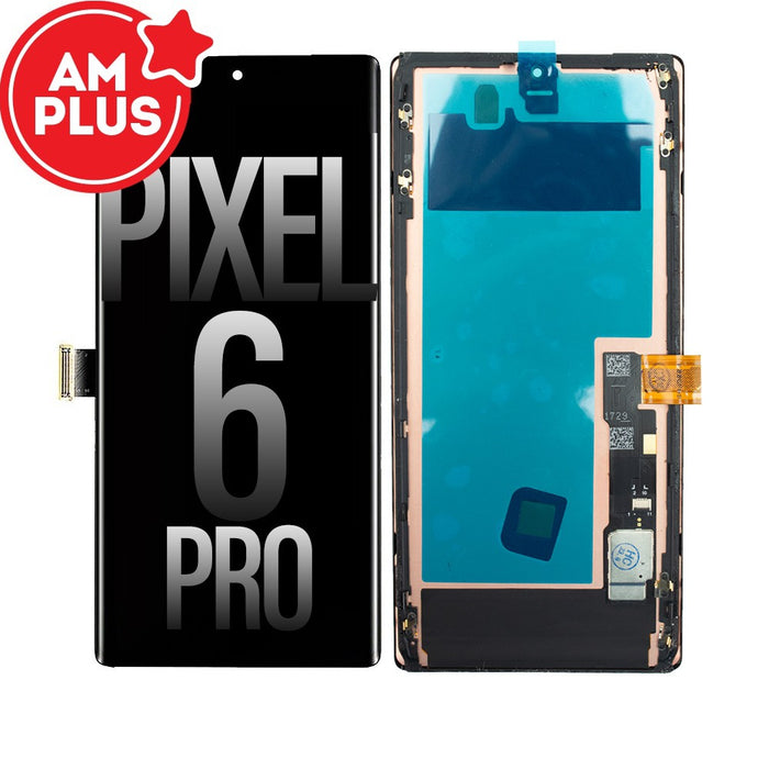 AMPLUS LCD Screen Digitizer Replacement with Frame for Google Pixel 6 Pro