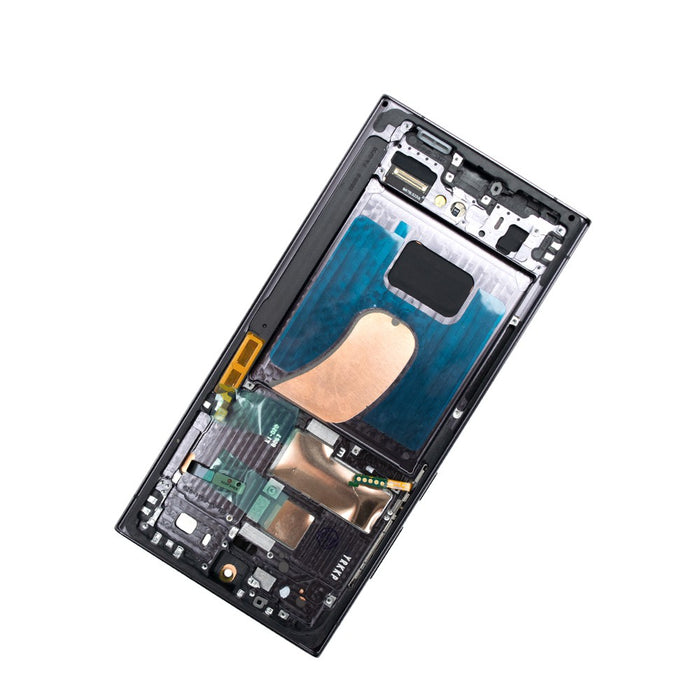 Samsung Galaxy S23 Ultra 5G G918B AMPLUS OLED Screen Replacement Digitizer with Frame - Graphite