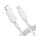 Anker 322 USB-C to Lightning Cable 3ft Braided White - MFi Certified Fast Charging Cable