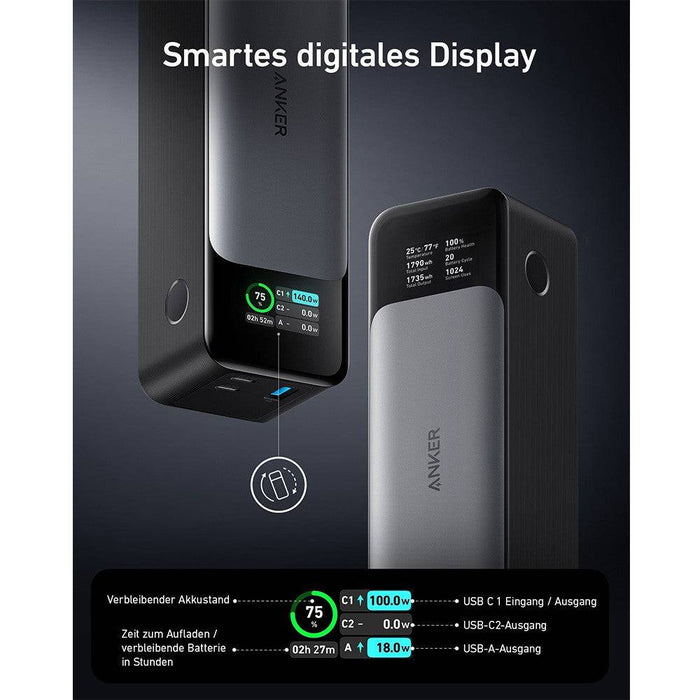 Anker 737 Power Bank Packaging - Complete Kit with 140W Cable