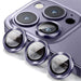 Anti-fingerprint iPhone 14 camera lens protector with side-only adhesive for optimal picture quality.