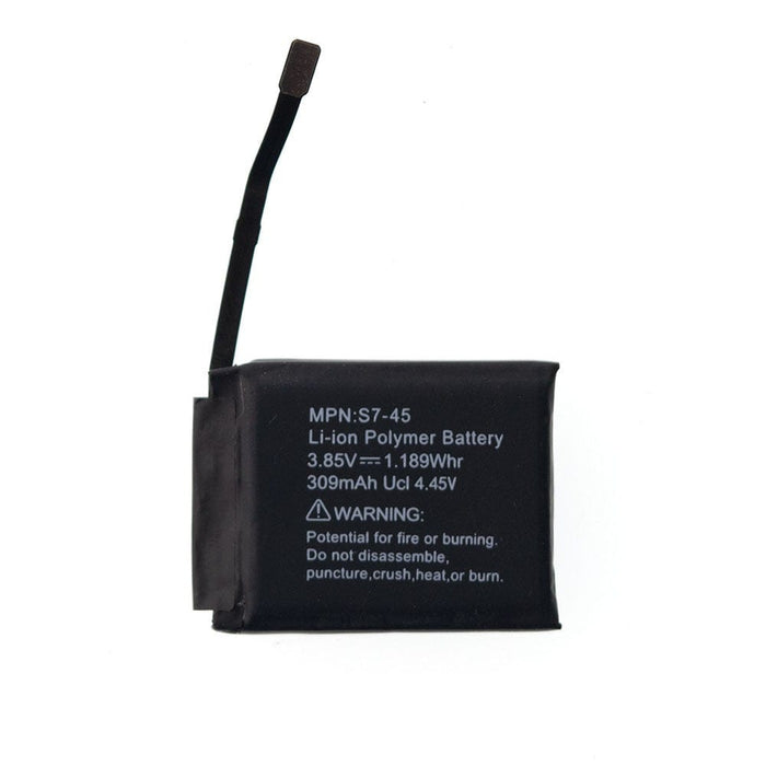 Replacement battery for Apple Watch Series 7 45mm – 309mAh lithium cell