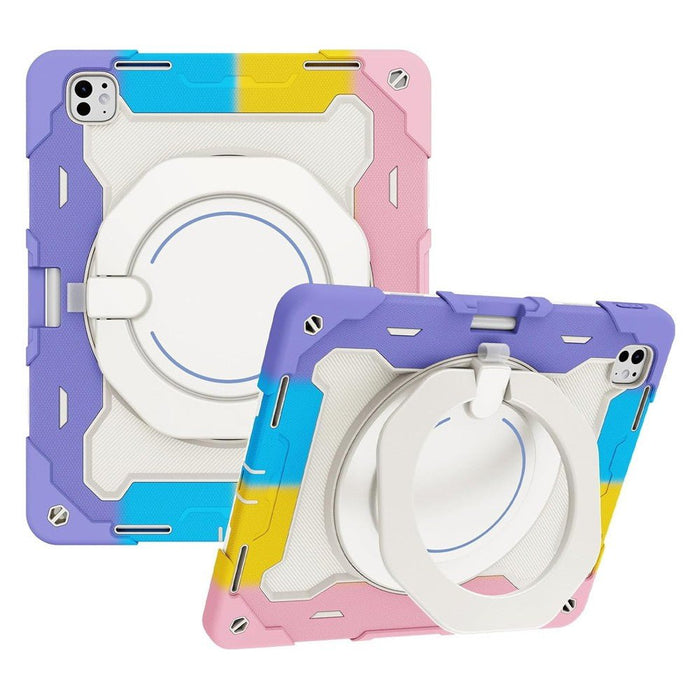Armor Shockproof Handle Ring Rotation Case Cover for iPad Pro 13 (2024) Armor Case JPC MOBILE ACCESSORIES