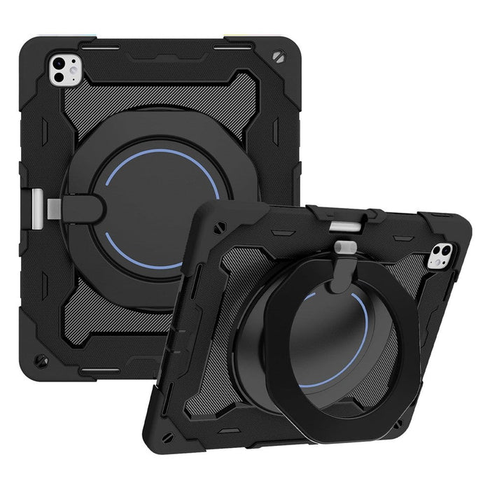 Armor Shockproof Handle Ring Rotation Case Cover for iPad Pro 13 (2024) Armor Case JPC MOBILE ACCESSORIES