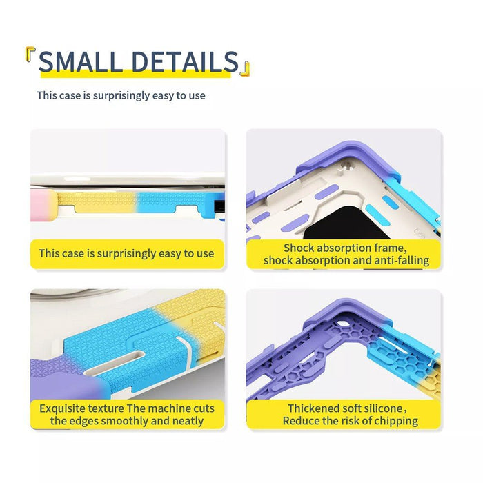 Armor Shockproof Handle Ring Rotation Case Cover for iPad Pro 13 (2024) Armor Case JPC MOBILE ACCESSORIES