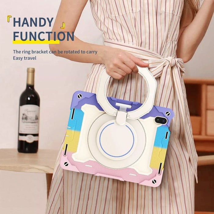 Armor Shockproof Handle Ring Rotation Case Cover for iPad Pro 13 (2024) Armor Case JPC MOBILE ACCESSORIES