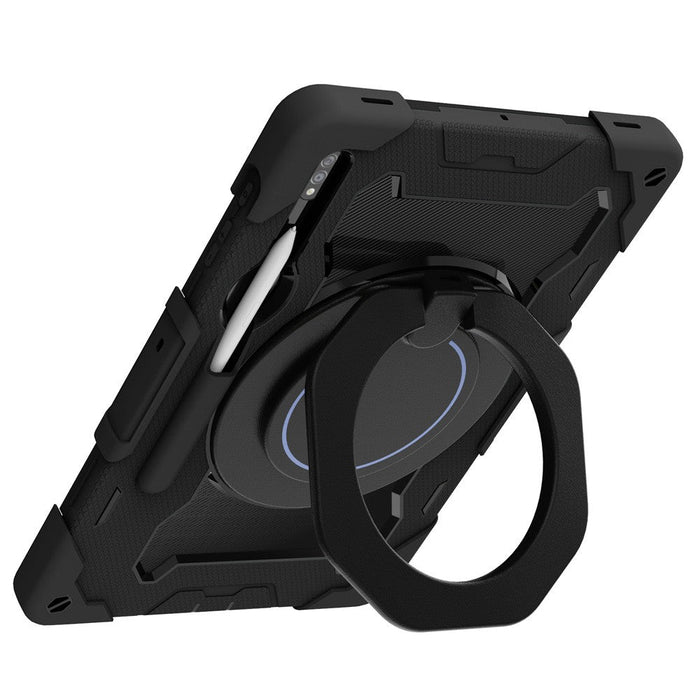 Armor Shockproof Handle Ring Rotation Case Cover for Samsung Galaxy Tab S8 Ultra X900 / S9 Ultra X910 / S10 Ultra X920 Silicone Case JPC MOBILE ACCESSORIES